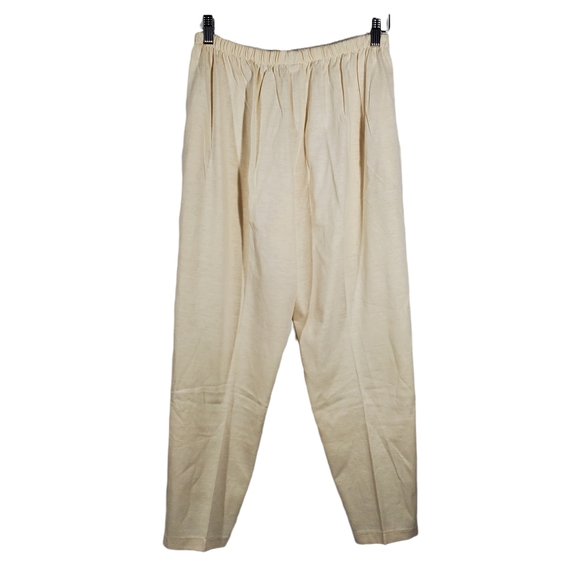 VTG Roberto Orsini 2pc Pant Set Sweatsuit Cream Puff Paint Abstract Wearable Art - Picture 6 of 7